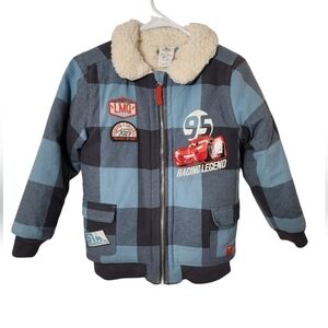 Disney Pixar Lighting Racing Piston Cars Champion Sherpa Heavy‎ Jacket 7/8